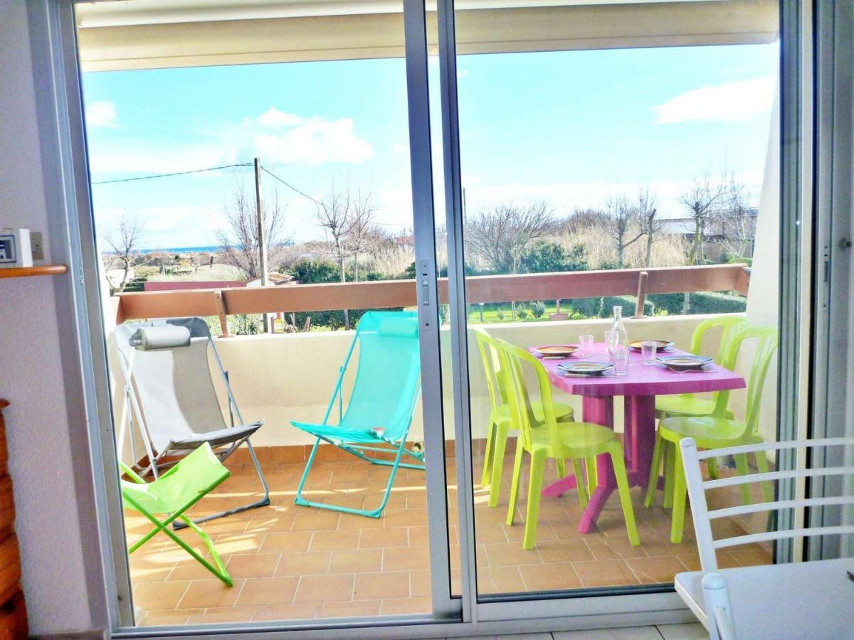 Studio Cabine Cosy Avec Terrasse, Acces Direct Plage Et Parking Prive, 2-4 Pers, Animaux Ok - Fr-1-387-139 Marseillan  Exteriér fotografie